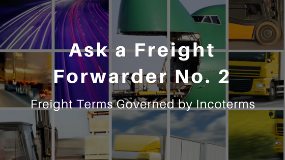 Ask a Freight Forwarder